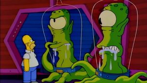 Kang and Kodos from The Simpsons